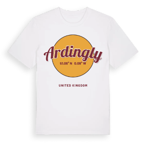 Ardingly cirkel t-shirt – ekologisk bomull t-shirt från Pinshirt