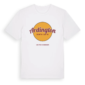 Ardington cirkel t-shirt – ekologisk bomull t-shirt från Pinshirt