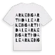 Arkengarthdale ordlek t-shirt