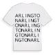 Arlington ordlek t-shirt