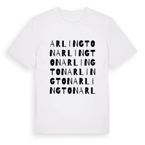 Arlington ordlek t-shirt – ekologisk bomull t-shirt från Pinshirt