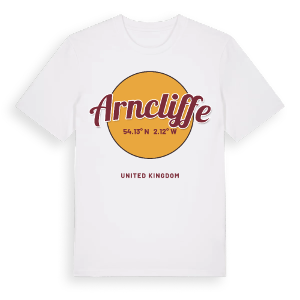 Arncliffe cirkel t-shirt – ekologisk bomull t-shirt från Pinshirt