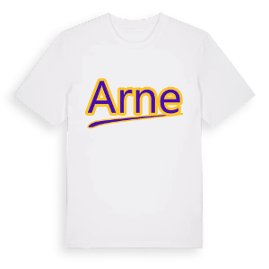 Arne baseball t-shirt – ekologisk bomull t-shirt från Pinshirt