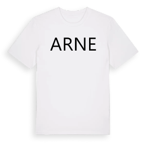 Jag älskar Arne t-shirt stort tryck – ekologisk bomull t-shirt från Pinshirt