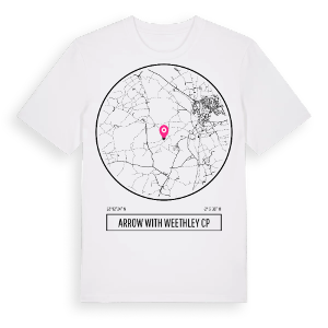 Arrow with Weethley CP t-shirt – ekologisk bomull t-shirt från Pinshirt