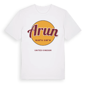 Arun cirkel t-shirt – ekologisk bomull t-shirt från Pinshirt