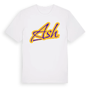Ash baseball t-shirt – ekologisk bomull t-shirt från Pinshirt