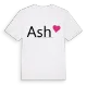 Ash hjärta t-shirt