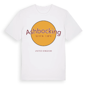 Ashbocking cirkel t-shirt – ekologisk bomull t-shirt från Pinshirt