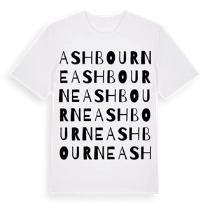 Ashbourne ordlek t-shirt – ekologisk bomull t-shirt från Pinshirt