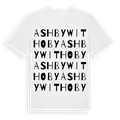 Ashby with Oby ordlek t-shirt