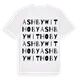 Ashby with Oby ordlek t-shirt