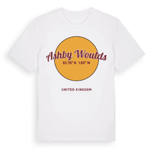 Ashby Woulds cirkel t-shirt – ekologisk bomull t-shirt från Pinshirt