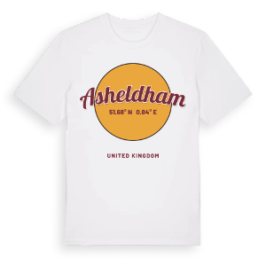 Asheldham cirkel t-shirt – ekologisk bomull t-shirt från Pinshirt