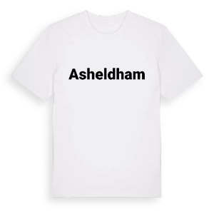 Asheldham fetstil t-shirt – ekologisk bomull t-shirt från Pinshirt