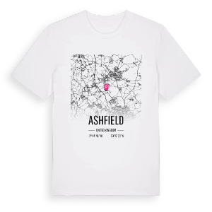 Ashfield karta t-shirt – ekologisk bomull t-shirt från Pinshirt