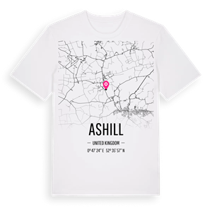 Ashill karta t-shirt – ekologisk bomull t-shirt från Pinshirt