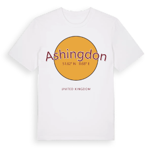 Ashingdon cirkel t-shirt – ekologisk bomull t-shirt från Pinshirt