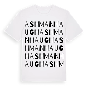 Ashmanhaugh ordlek t-shirt – ekologisk bomull t-shirt från Pinshirt