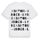 Ashton-under-Lyne ordlek t-shirt