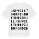 Ashwellthorpe and Fundenhall ordlek t-shirt