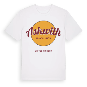 Askwith cirkel t-shirt – ekologisk bomull t-shirt från Pinshirt