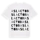 Aslacton ordlek t-shirt