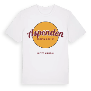 Aspenden cirkel t-shirt – ekologisk bomull t-shirt från Pinshirt