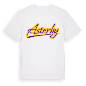 Asterby baseball t-shirt – ekologisk bomull t-shirt från Pinshirt