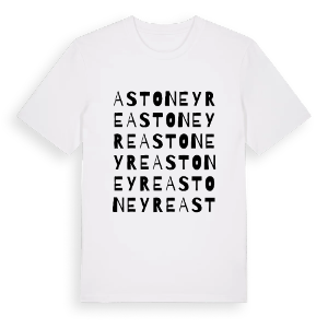 Aston Eyre ordlek t-shirt – ekologisk bomull t-shirt från Pinshirt