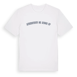 Atherstone on Stour CP college t-shirt – ekologisk bomull t-shirt från Pinshirt