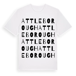 Attleborough ordlek t-shirt – ekologisk bomull t-shirt från Pinshirt