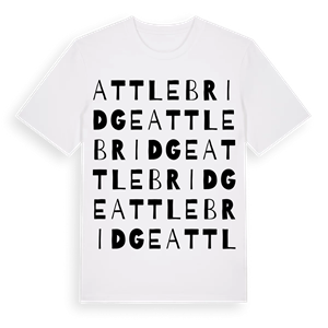 Attlebridge ordlek t-shirt – ekologisk bomull t-shirt från Pinshirt