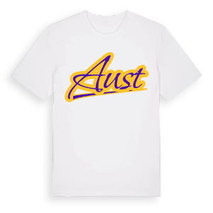 Aust baseball t-shirt – ekologisk bomull t-shirt från Pinshirt