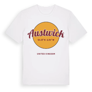 Austwick cirkel t-shirt – ekologisk bomull t-shirt från Pinshirt