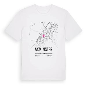Axminster karta t-shirt – ekologisk bomull t-shirt från Pinshirt