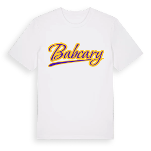 Babcary baseball t-shirt – ekologisk bomull t-shirt från Pinshirt