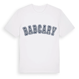 Babcary college t-shirt – ekologisk bomull t-shirt från Pinshirt