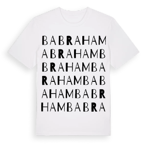 Babraham ordlek t-shirt – ekologisk bomull t-shirt från Pinshirt