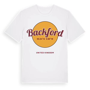 Backford cirkel t-shirt – ekologisk bomull t-shirt från Pinshirt