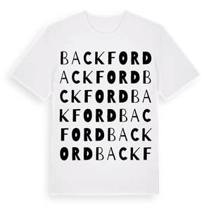 Backford ordlek t-shirt – ekologisk bomull t-shirt från Pinshirt