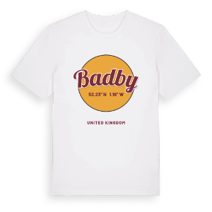 Badby cirkel t-shirt – ekologisk bomull t-shirt från Pinshirt