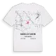 Baddesley Clinton karta t-shirt