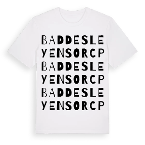 Baddesley Ensor CP ordlek t-shirt – ekologisk bomull t-shirt från Pinshirt