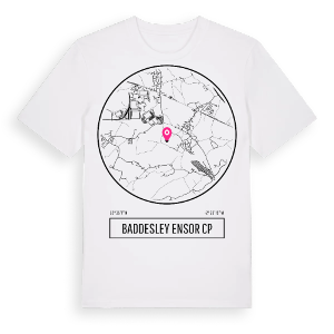 Baddesley Ensor CP t-shirt – ekologisk bomull t-shirt från Pinshirt