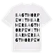 Bagthorpe with Barmer ordlek t-shirt