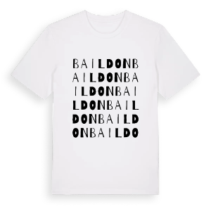 Baildon ordlek t-shirt – ekologisk bomull t-shirt från Pinshirt
