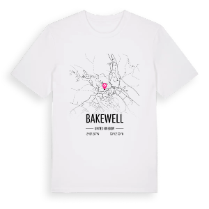 Bakewell karta t-shirt – ekologisk bomull t-shirt från Pinshirt