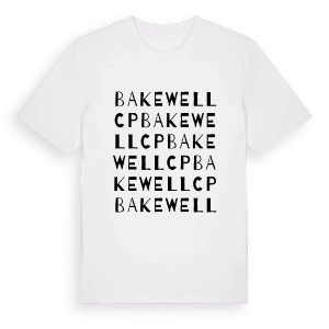 Bakewell CP ordlek t-shirt – ekologisk bomull t-shirt från Pinshirt