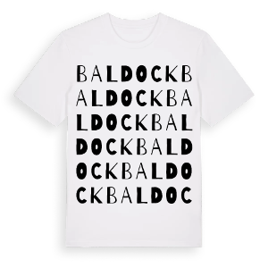 Baldock ordlek t-shirt – ekologisk bomull t-shirt från Pinshirt
